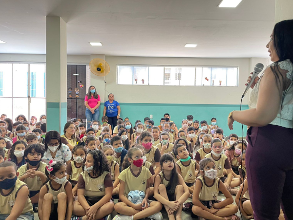 Educação ambiental: Secretaria de Meio Ambiente realiza ações em escolas de Cajazeiras