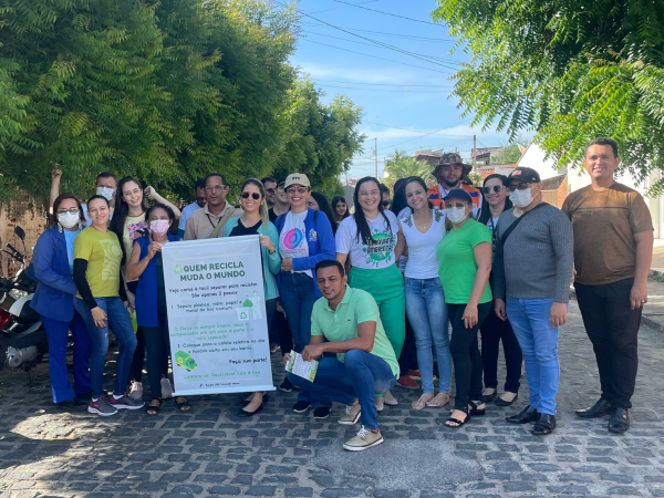 Cuidando da cidade: Prefeitura de Cajazeiras faz campanha de conscientização nos bairros