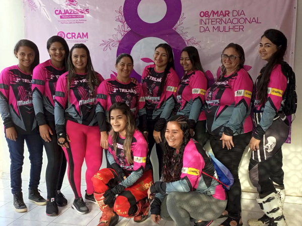 Evento de motocross abre comemorações em homenagem às mulheres em Cajazeiras