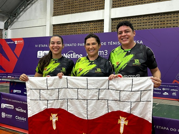 Prefeitura apoia realização da 4ª etapa do Circuito Paraibano de Tênis de Mesa que teve equipe cajazeirense como campeã
