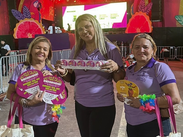 Secretaria das Mulheres realiza campanha "Meu Corpo Não é Sua Folia" no Carnaval de Cajazeiras