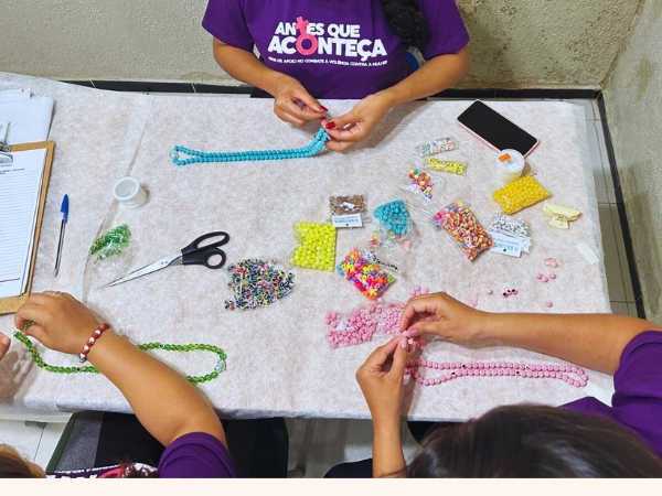 Secretaria das Mulheres promove atividades lúdicas para mulheres assistidas pelo CRAM