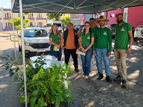 Prefeitura de Cajazeiras abre programação da Semana do Meio Ambiente com blitz educativa na Praça das Oiticicas