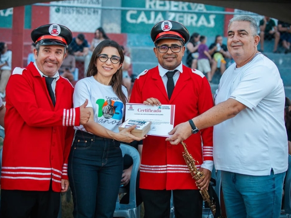Com apoio da Secretaria de Educação, Cajazeiras sedia última etapa regional da Copa de Bandas Escolares da Paraíba